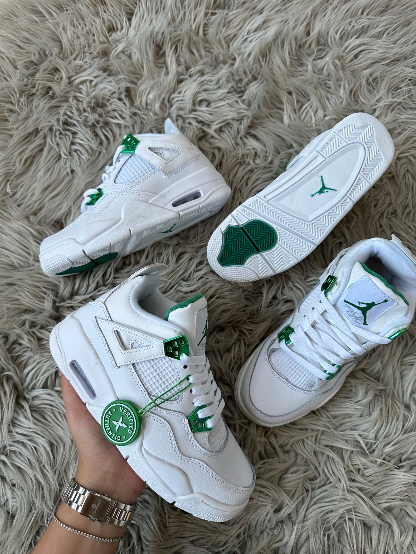 AJ4 "Metallic Green"