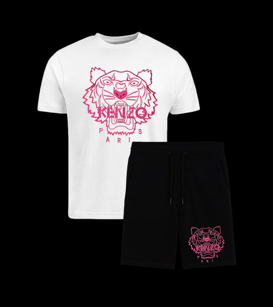 Conjunto KNZ ROSAS BLANCAS Y NEGRAS