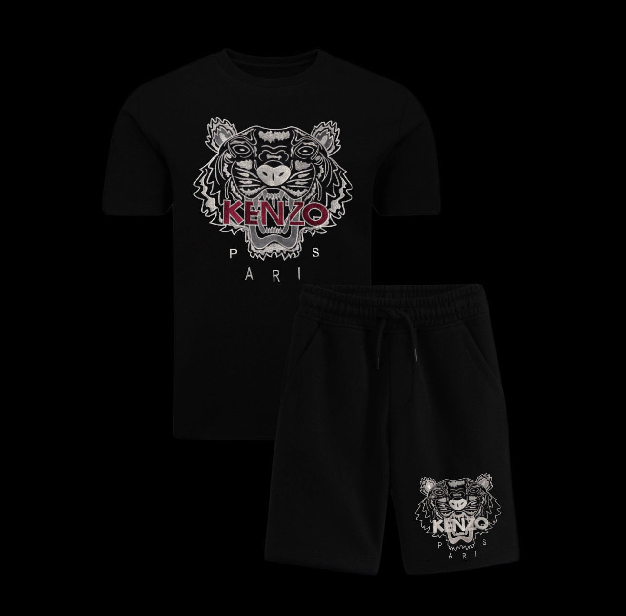 Conjunto KNZ NEGRA Y PLATEADO