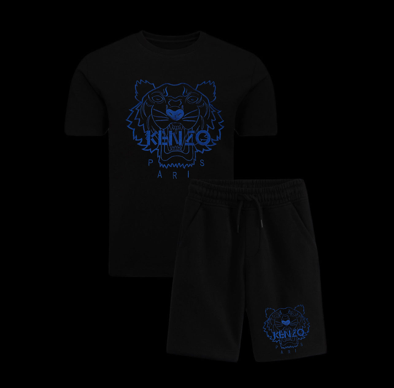 Conjunto KNZ NEGRA Y AZUL