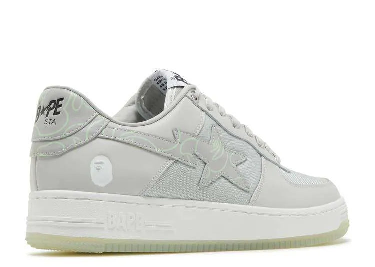 BAPESTA ‘TEXT CODE CAMO GREY’