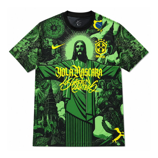 Selección de Brasil x Yolamascara ´Trayectoria´ camiseta