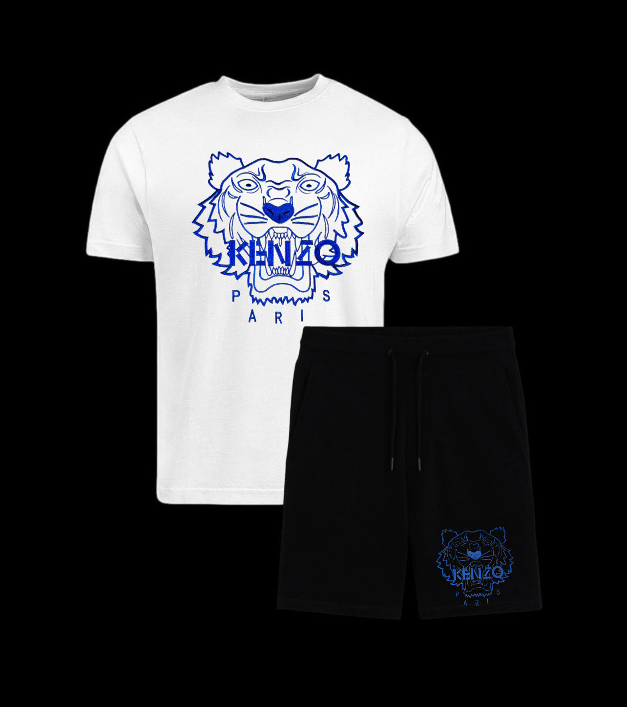 Conjunto KNZ NEGROS Y AZUL