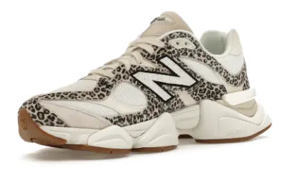 NB 9060 Exclusive Beige Brown Leopard Print