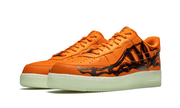 AF1 Orange Skeleton