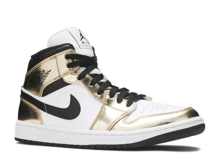 AIR JORDAN 1 MID ‘METALLIC GOLD’