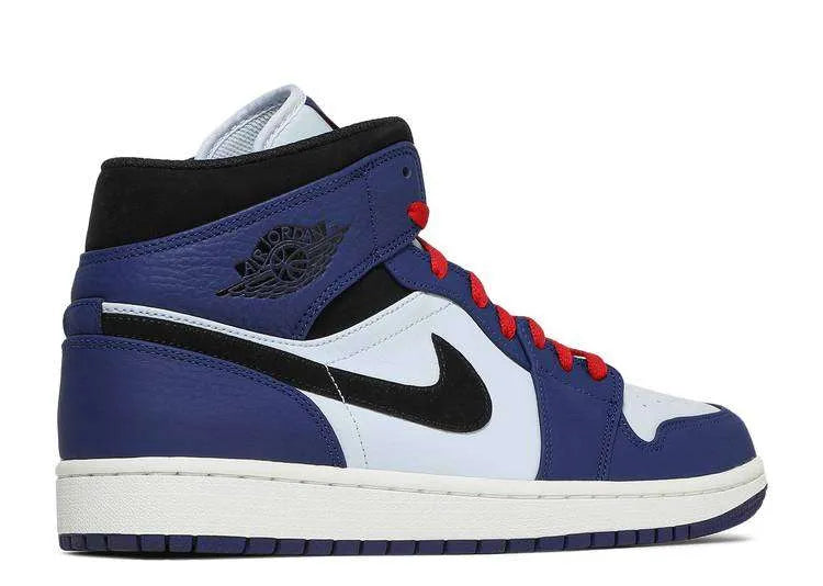 AIR JORDAN 1 MID ‘NAVY BLUE RED’