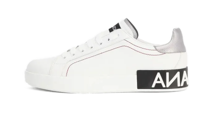 Calfskin nappa Portofino sneakers White