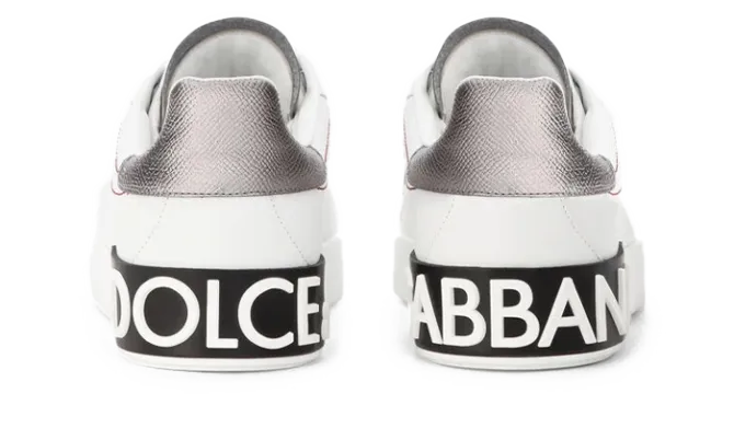 Calfskin nappa Portofino sneakers White