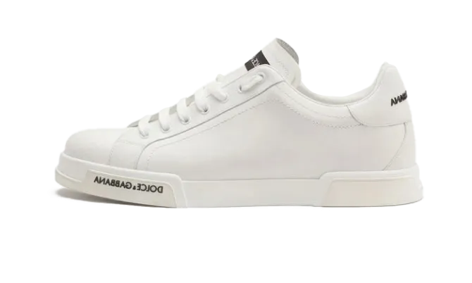 Calfskin nappa Portofino sneakers White