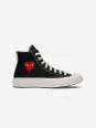 Comme Des Garçons Play x Converse Negras