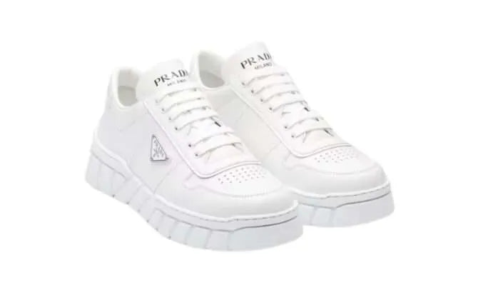 leather sneakers