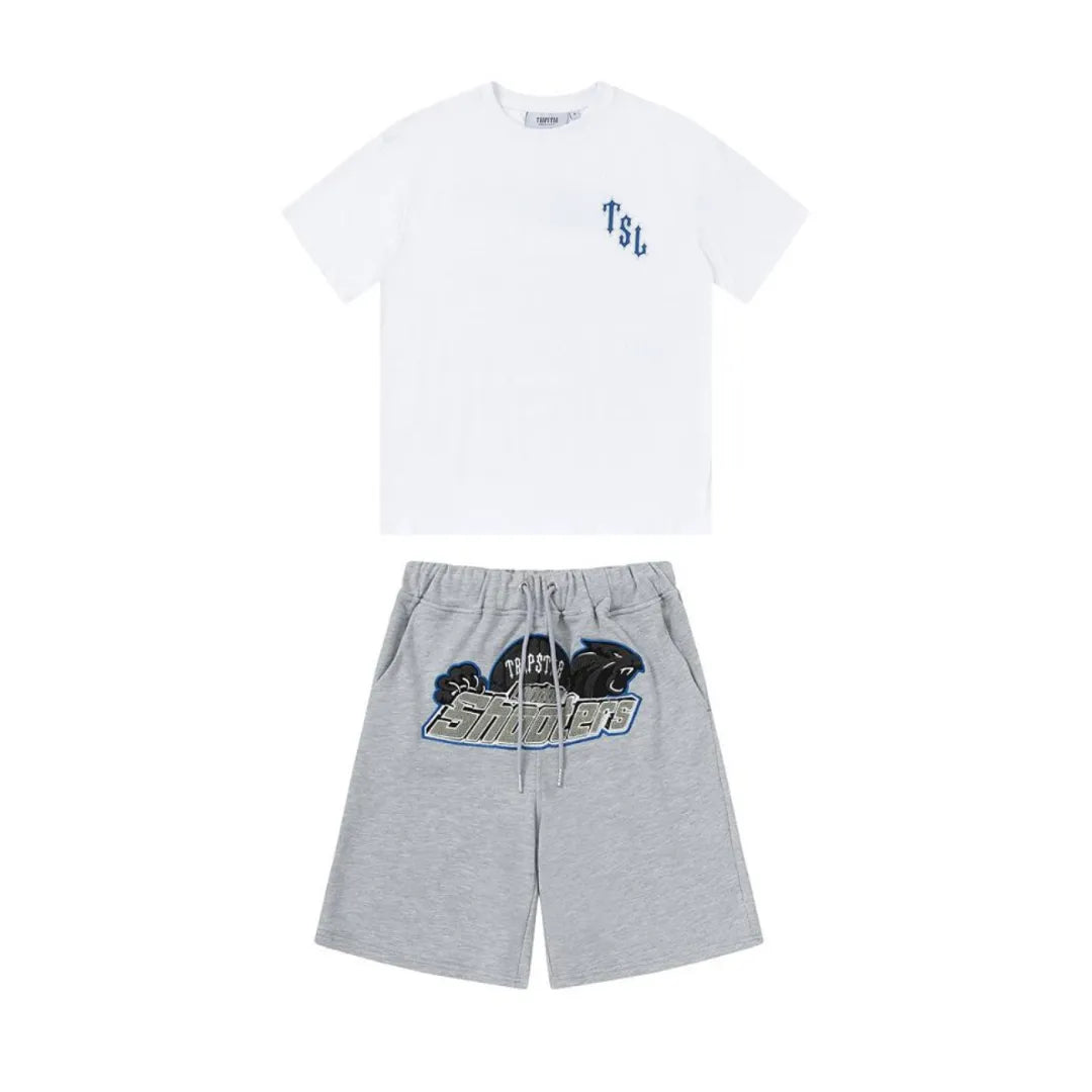 London Shooters White Short Set