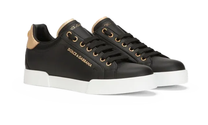 Portofino sneakers Gold Black