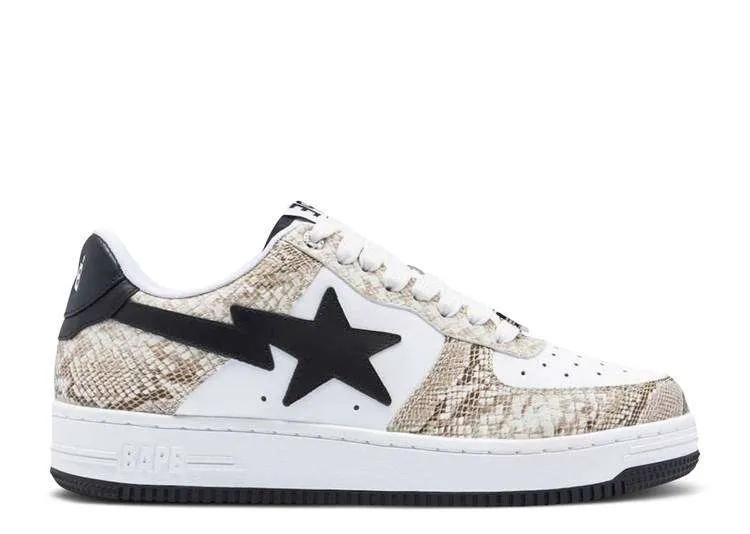 BAPESTA 'BEIGE SNAKESKIN'