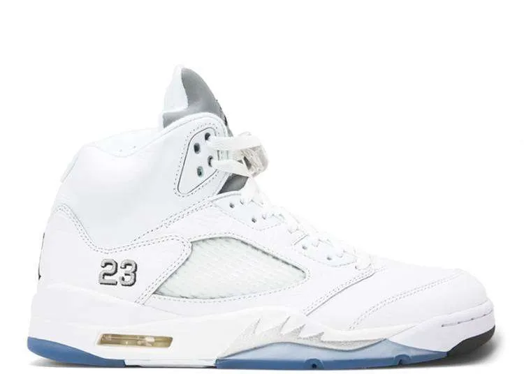 JORDAN RETRO 5 'WHITE METALLIC'