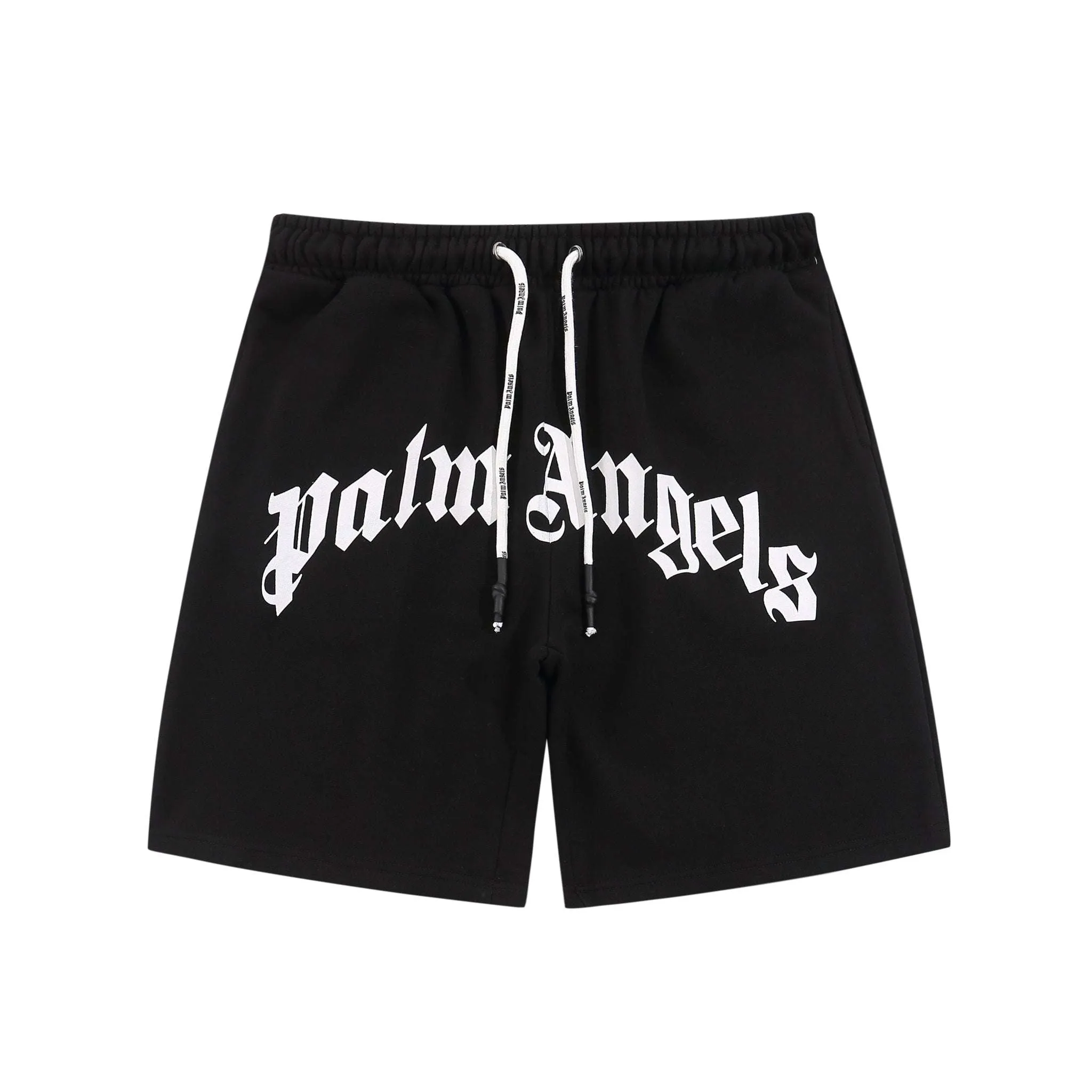 Palm Angels Black Logo Shorts